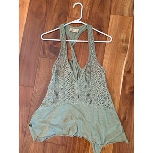Olive green swing tank
